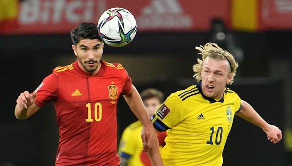 España vs. Suecia por las Eliminatorias Qatar 2022. (Foto: EFE)