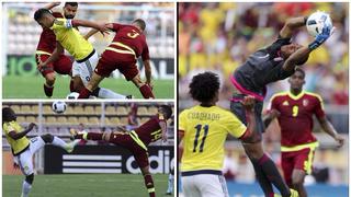 Hubo de todo, menos goles: las postales del Colombia-Venezuela por Eliminatorias
