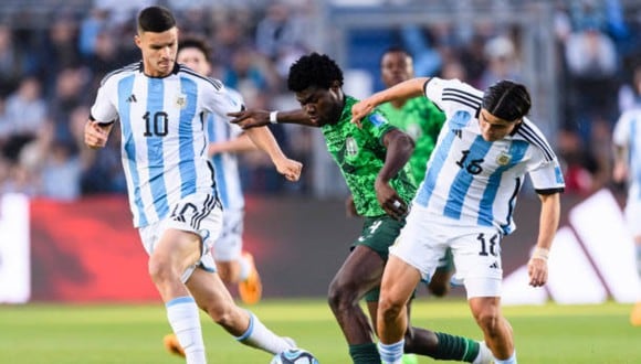 Argentina vs. Nigeria en partido por el Mundial Sub-20. (Foto: Getty)