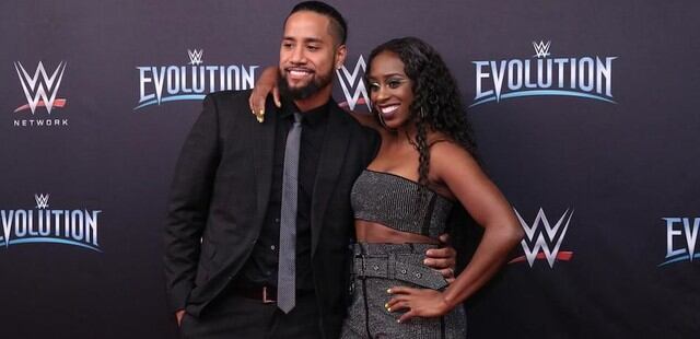 Naomi y Jimmy Uso. (WWE)