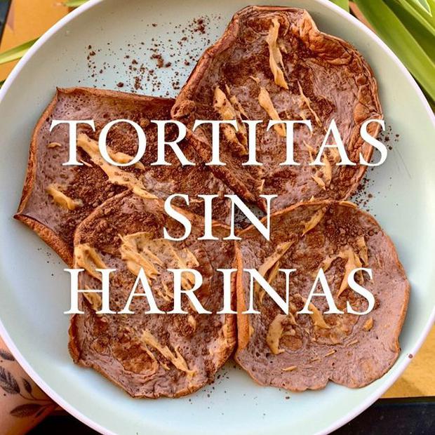 Tortitas sin harinas (Foto: Instagram/a.elvira_nutricion).