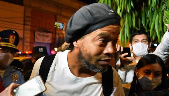 Ronaldinho fue detenido por la justicia de Paraguay el pasado 4 de marzo. (AFP)