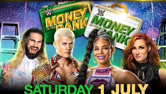 No te pierdas el WWE Money in the Bank 2023. (Foto: @WWE)