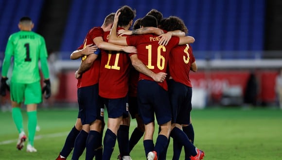 España cayó en la final de Tokio 2020 frente a Brasil por 2 a 1. (Foto: EFE)