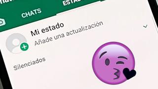 Truco para cambiar el color de los emojis en los estados de WhatsApp