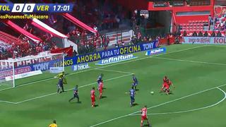¡Nadie lo vio venir! Pablo Barrientos anota el 1-0 de Toluca contra Veracruz por la Liga MX [VIDEO]