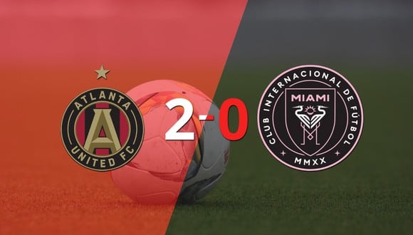 Derrota de Inter Miami por 2-0 en su visita a Atlanta United