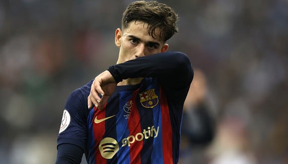 Gavi, lesionado de gravedad, no volverá a jugar con el Barcelona hasta mayo de 2024. (Foto: Getty Images)