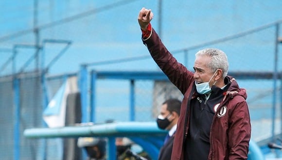 Gregorio Pérez clasificó a Universitario de Deportes a la Copa Libertadores 2022. (Foto: Liga 1)