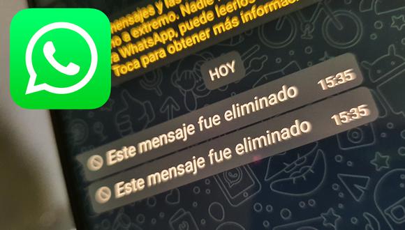 De esta forma podrás volver a ver los mensajes que han sido eliminados en WhatsApp. (Foto: Depor)
