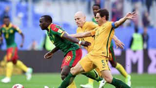 Camerún y Australia complican sus chances: igualaron 1-1 en la Copa Confederaciones