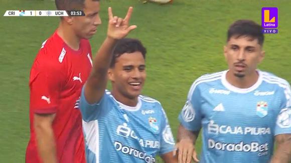 Jhilmar Lora marcó el 1-0 de Sporting Cristal sobre U. Católica. (Video: Latina)