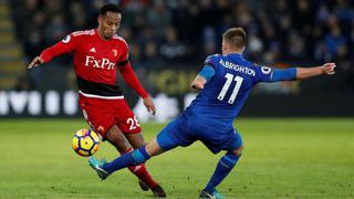 Con André Carrillo: Watford perdió 2-0 ante Leicester por fecha 24 de Premier League [VIDEO]