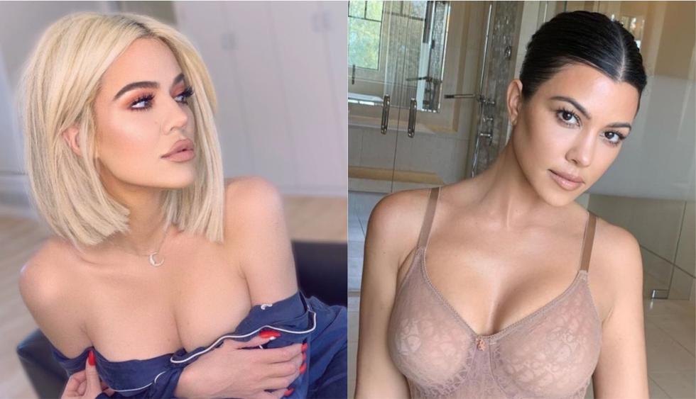 Kourtney y Khloé Kardashian recrean fotografía de su reality en Miami. (Foto: Instagram)