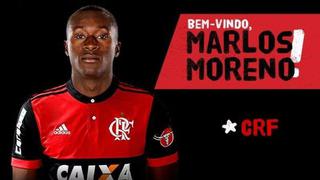 Ante la suspensión de Guerrero: Marlos Moreno es oficialmente nuevo delantero del Flamengo