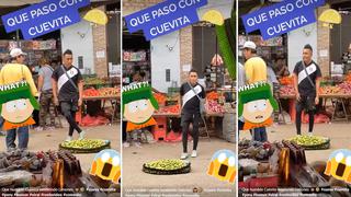 Video viral: “Cuevita” es captado vendiendo limones en mercado