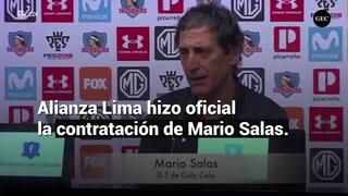 Alianza Lima anunció oficialmente a Mario Salas como su nuevo entrenador