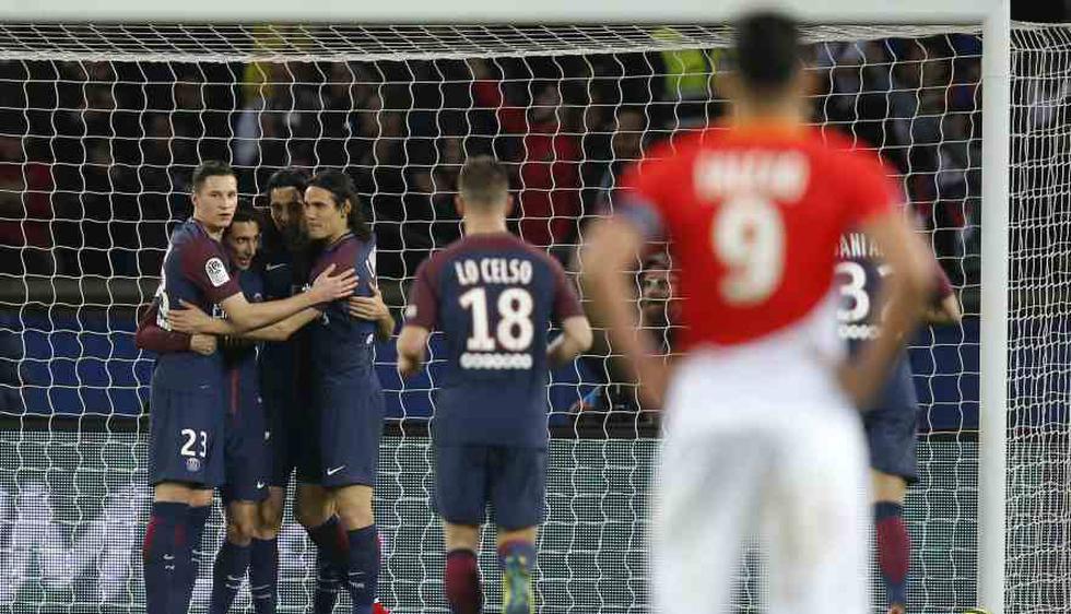 PSG campeón de Ligue 1 tras goleaor 7-1 a Mónaco (Foto: Agencias).