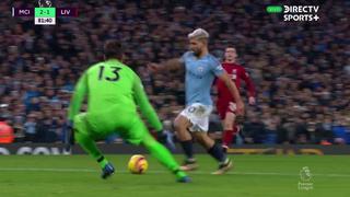 ¡Una muralla! La brutal parada de Alisson ante el 'Kun' Agüero en el Manchester City-Liverpool [VIDEO]