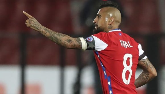 Arturo Vidal será titular en el Chile vs. Paraguay por la jornada 13 de Eliminatorias Qatar 2022. (Foto: AFP)