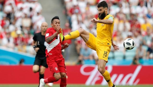 Perú y Australia se enfrentaron en el Mundial Rusia 2018: fue victoria peruana por 2-0. (Foto: Agencias)