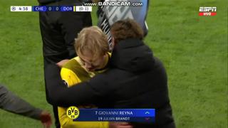Julian Brandt rompió en llanto tras salir lesionado en el Chelsea vs. Dortmund [VIDEO]