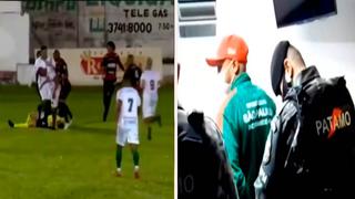 Detienen a jugador por agredir brutalmente a un árbitro en Brasil