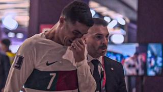 El llanto de Cristiano Ronaldo después de la eliminación de Portugal en el Mundial Qatar 2022