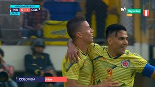 Momento tenso: el polémico gol de Mateus Uribe para el 1-0 de Colombia ante Perú [VIDEO]