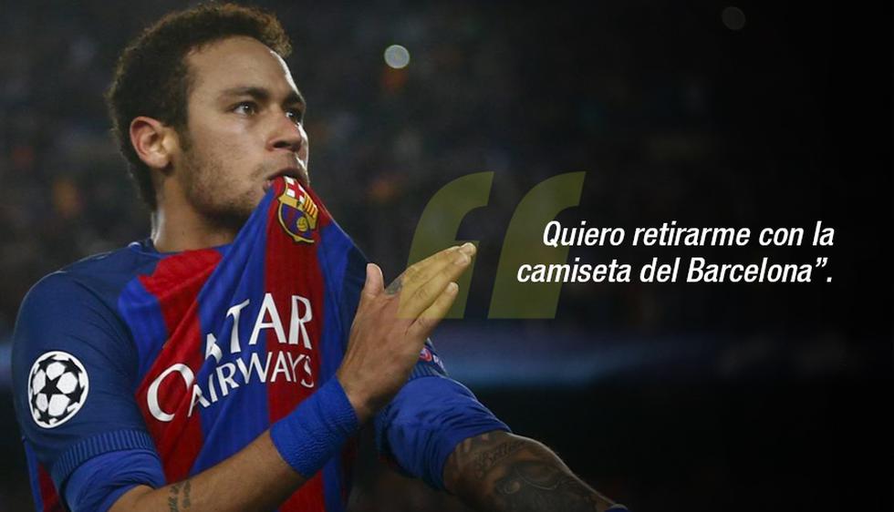 Las mejores frases de Neymar en su paso por el Barcelona y el amor que le juraba al club azulgrana.