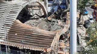 Pudo ser una tragedia: parte de la tribuna de un estadio se derrumbó en Argentina