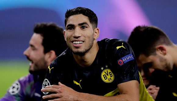 Achraf Hakimi jugó dos temporadas cedido en el Dortmund. (Foto: Getty Images)