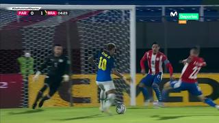Baldazo de agua fría: Neymar abrió el marcador para Brasil vs. Paraguay [VIDEO]