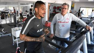 Paolo Guerrero entrena por su cuenta y así reacciona Inter de Porto Alegre