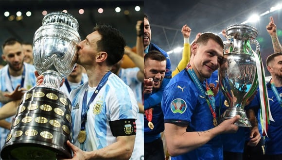 Argentina vs Italia: fecha, horarios y canales de TV de la Finalissima 2022 en Wembley. (Fotos: Getty Images)