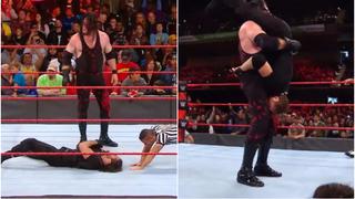 ¡Imparable! Kane destruyó a Seth Rollins y Dean Ambrose en RAW [VIDEO]