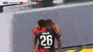 Se dejó llevar por la emoción: gol del Hertha Berlin y Matheus Cunha corrió a abrazar a su compañero [VIDEO]