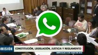¡De risas! Diputado de Chile cayó en broma de gemidos de WhatsApp en plena sesión [VIDEO]