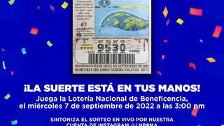 Resultados de la Lotería Nacional de Panamá: números ganadores del miércoles 7 de septiembre