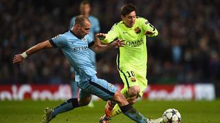 La ve complicada: Zabaleta ve difícil que Messi salga de Barcelona