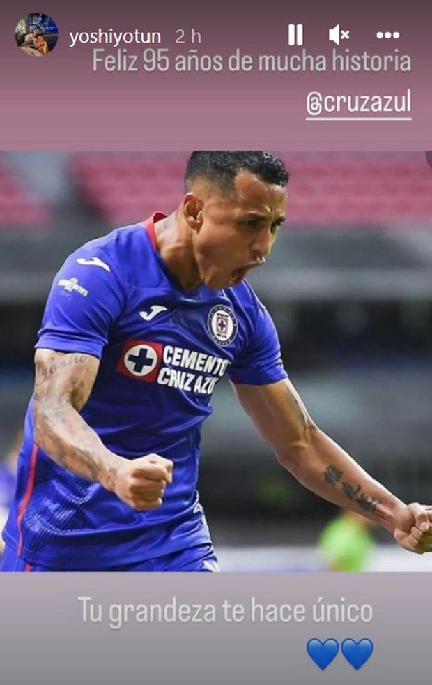 The Peruvian player remained in the history of Cruz Azul.