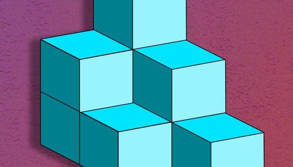 En esta imagen hay varios cubos. Debes averiguar la cantidad exacta. (Foto: genial.guru)