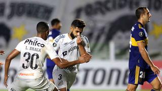Tercera derrota consecutiva: Boca cayó 1-0 ante Santos por la Copa Libertadores