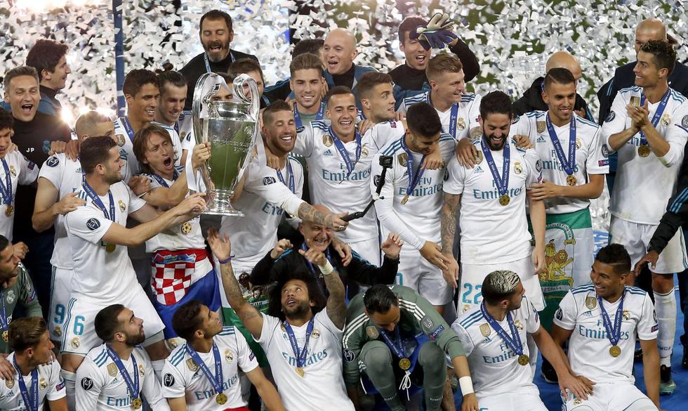 Las mejores fotos de los festejos del Real Madrid tras la obtención de la Champions League. (Agencias)