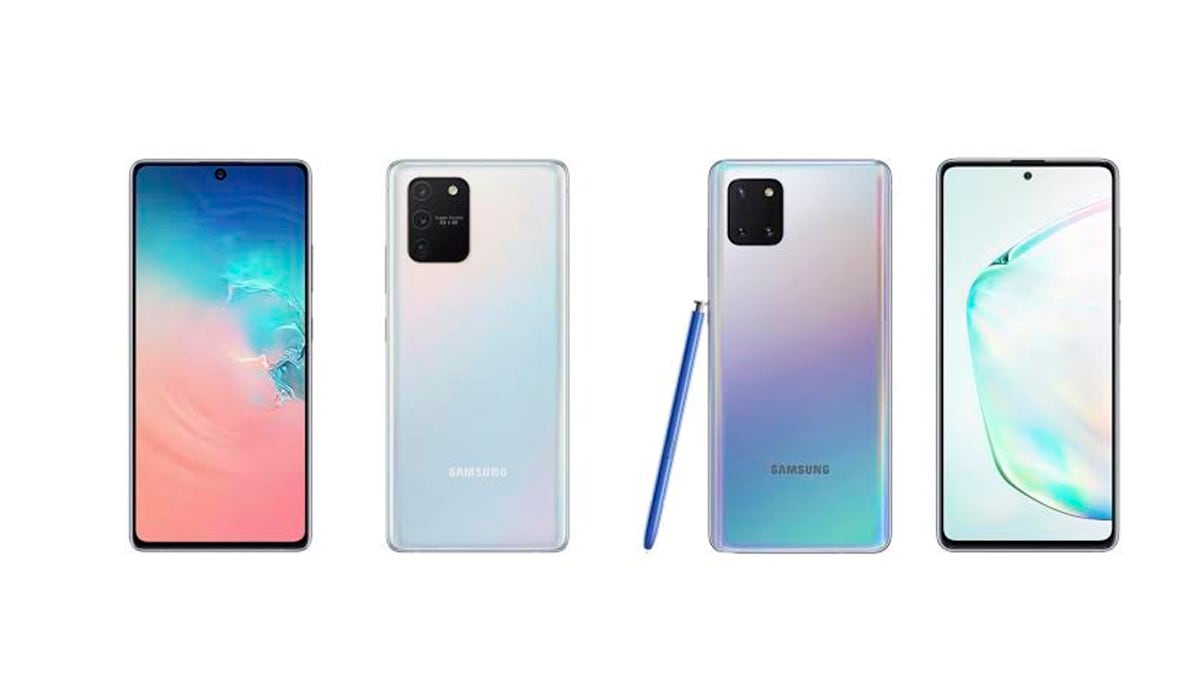 Estos son los nuevos Samsung Galaxy Note 10 y S10 Lite. ¿En qué se diferencian? (Foto: Samsung)