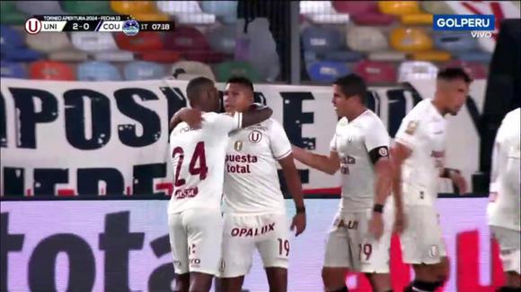 Gol de Edison Flores para el 2-0 de Universitario vs. Comerciantes. (Video: GOLPERU)