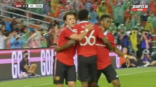 Amplió la goleada: gol de Facundo Pellistri para el 4-0 del United vs. Liverpool [VIDEO]