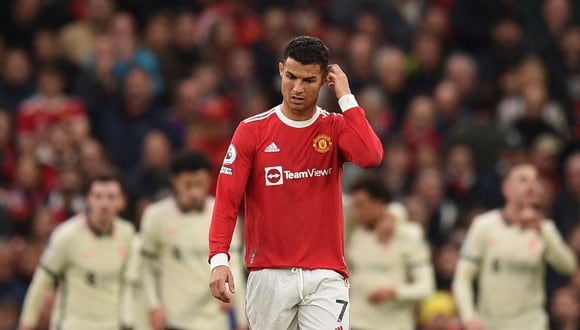 Cristiano Ronaldo evaluaría irse del Manchester United si no logra clasificar a la Champions League. Foto: EFE