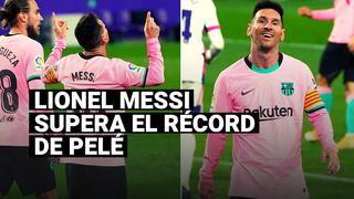 Lionel Messi superó a Pelé como máximo goleador en un club
