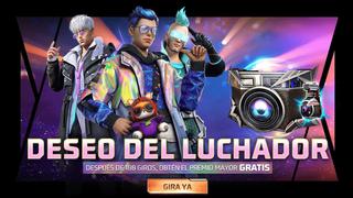 Free Fire: cómo obtener los premios mayores del “Deseo del luchador”